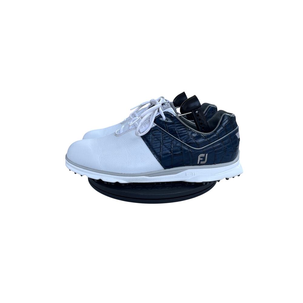 Mens FootJoy Pro|SL Carbon Golf Shoes Size 10.5 Blue White